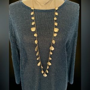 Lia Sophia Retired 18” Botanica Gold Tone Necklace